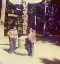 Nino Dumbadze ir Sofija Kanadoje, Vankuveryje 1975